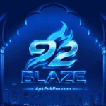 92Blaze Game APK logo and gaming interface